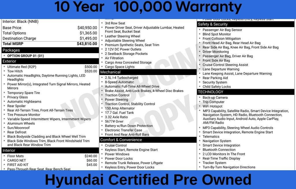 Certified Used 2025 Red Hyundai XRT image 9