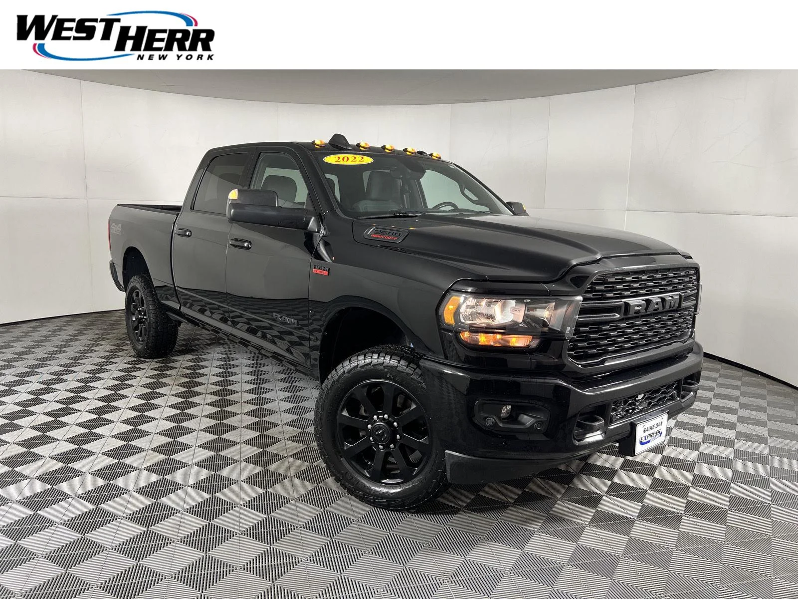 Used 2022 Diamond Black Crystal Pearlcoat Ram Big Horn image 1