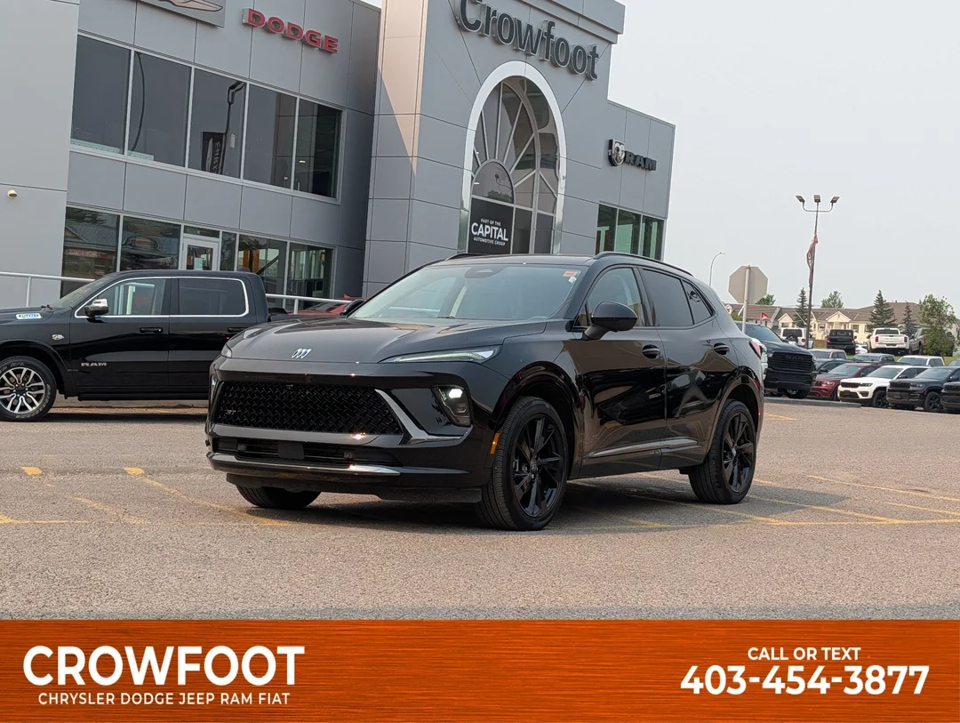 Certified Used 2025 Black Buick Sport Touring - - AWD - Bose Audio - Heated Seats - Head-Up Display - Wireless CarPlay & More! image 1
