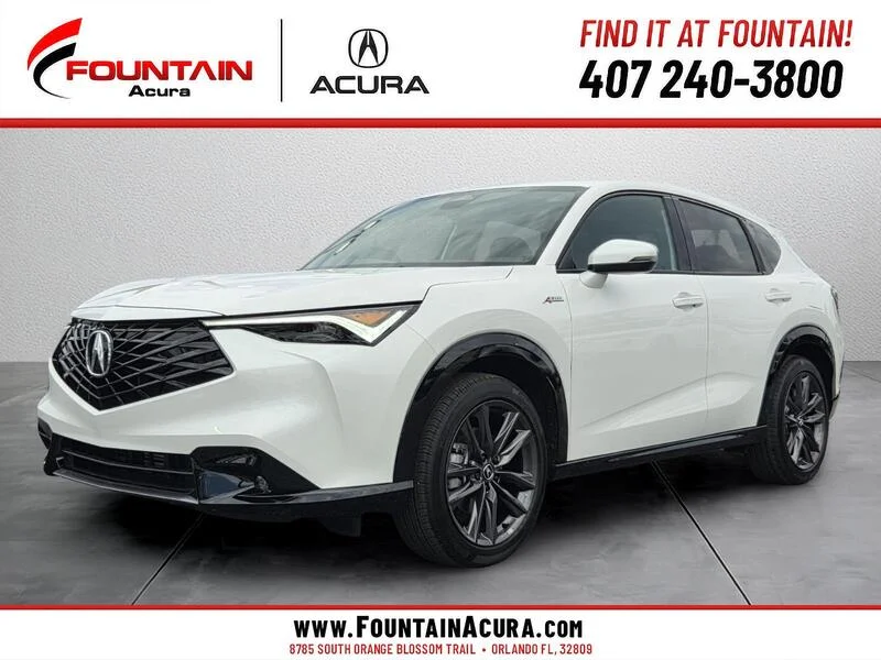 Used 2026 Platinum White Pearl Acura FWD W/A-SPEC PACKAGE image 1