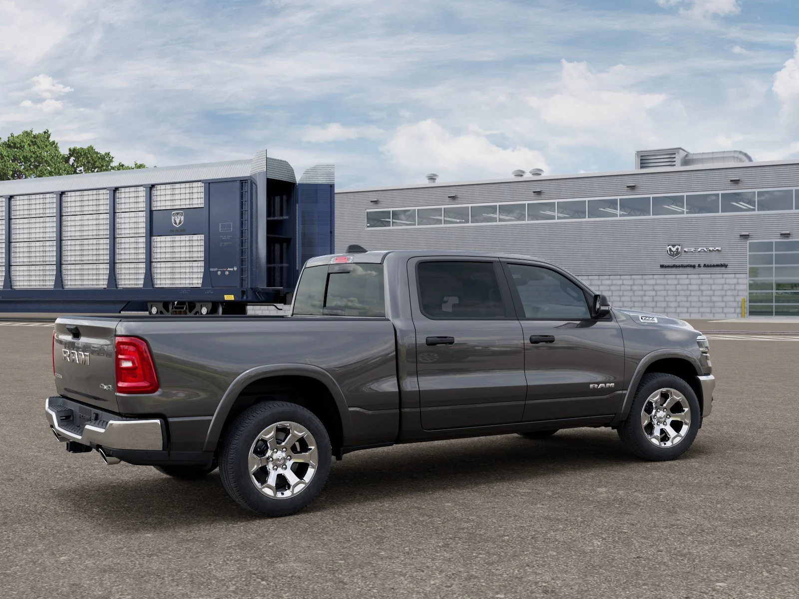 New 2026 Granite Crystal Metallic Clearcoat RAM Big Horn/Lone Star image 2