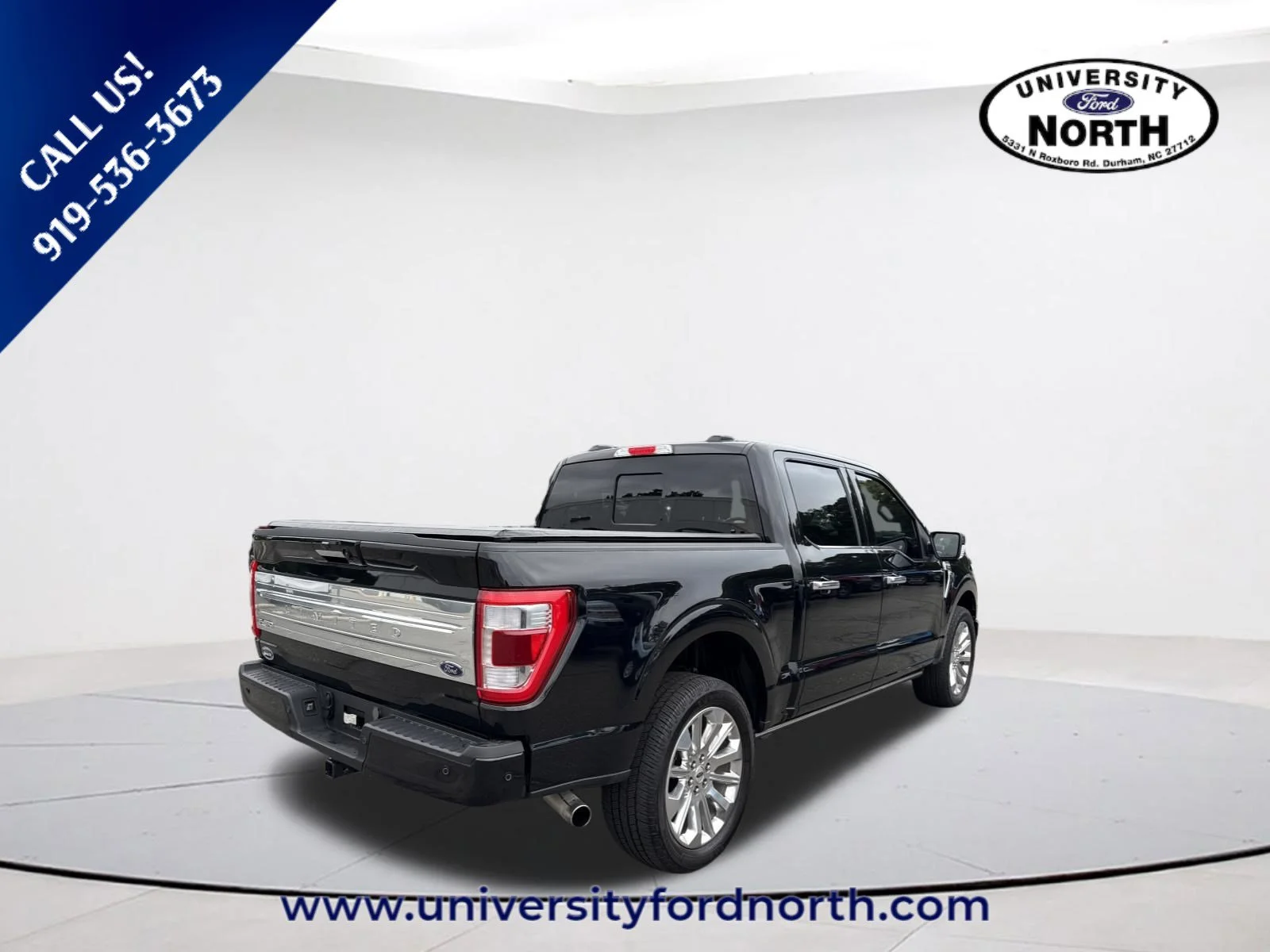 Used 2023 Agate Black Metallic Ford Limited image 7