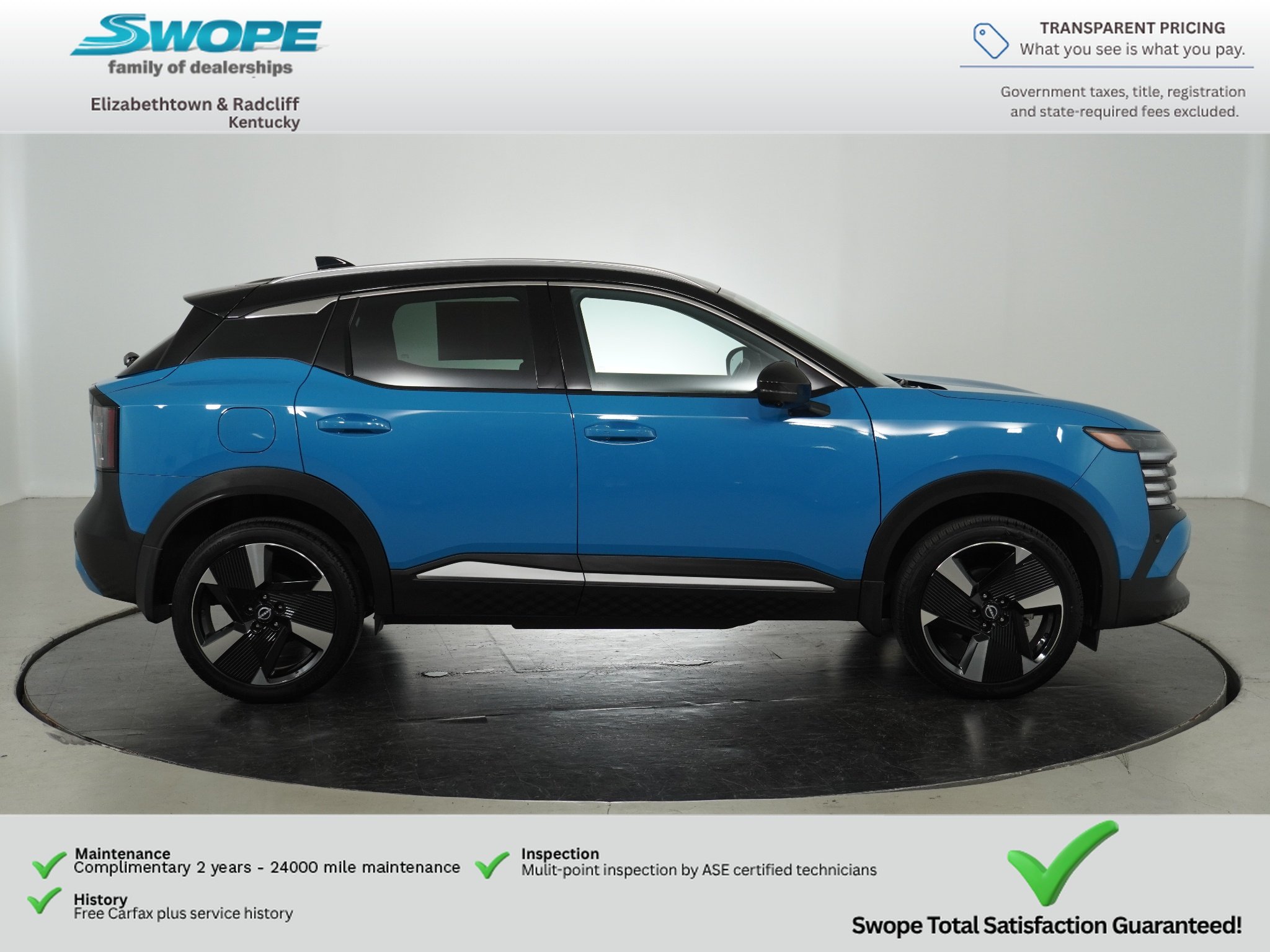 Used 2025 Arctic Ice Blue Metallic/Super Black Nissan SR image 3
