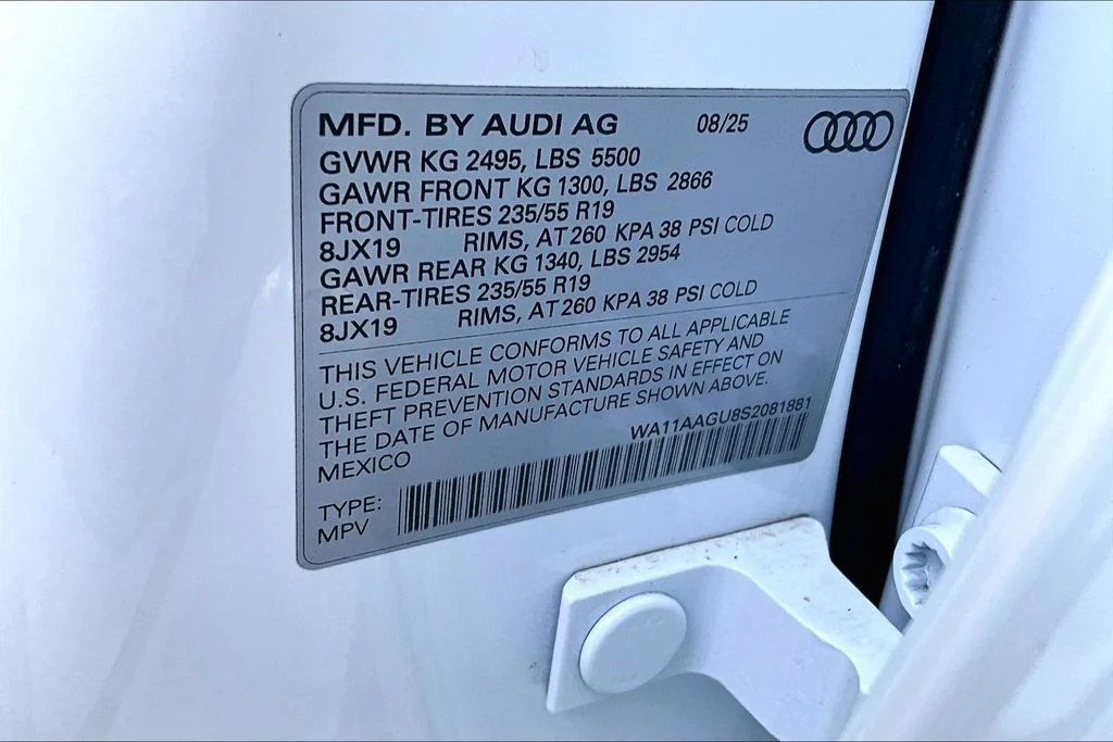 Used 2025 White Audi 2.0T Premium image 19