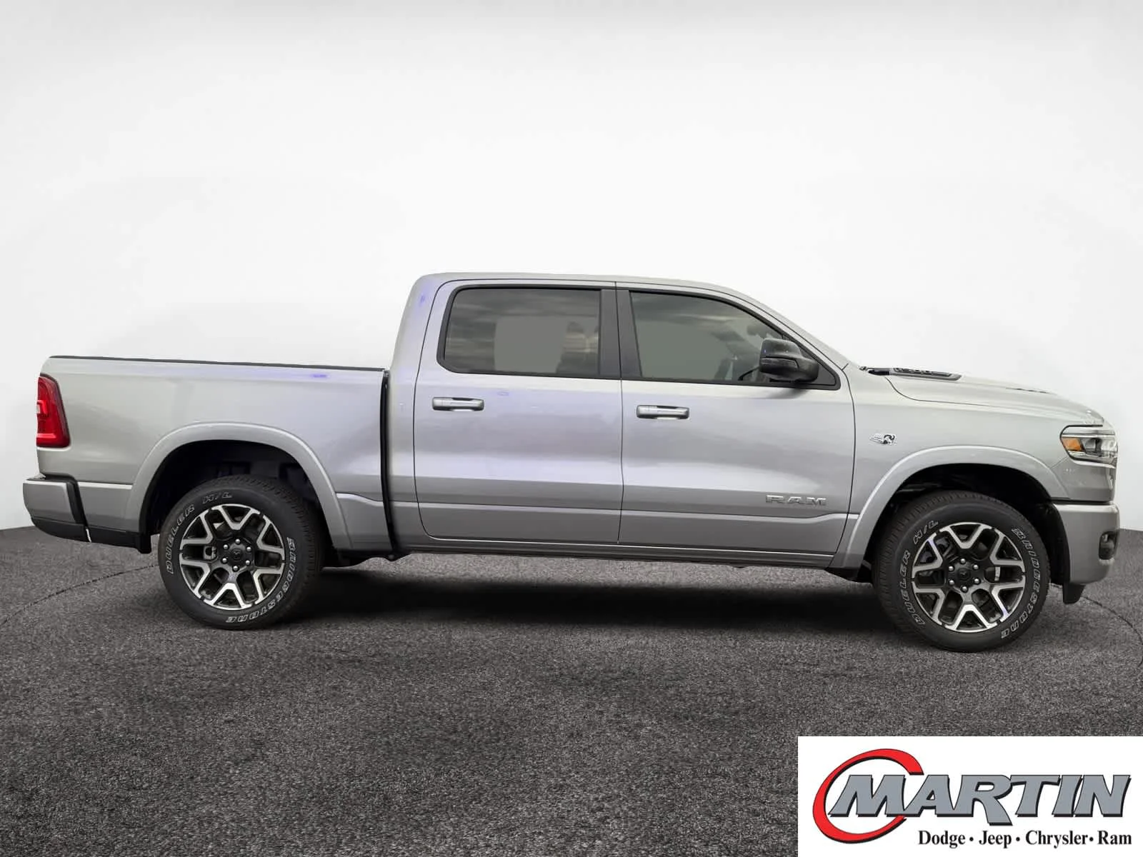 New 2026 Billet Silver Metallic Clear-Coat Exterior Paint RAM Laramie image 6