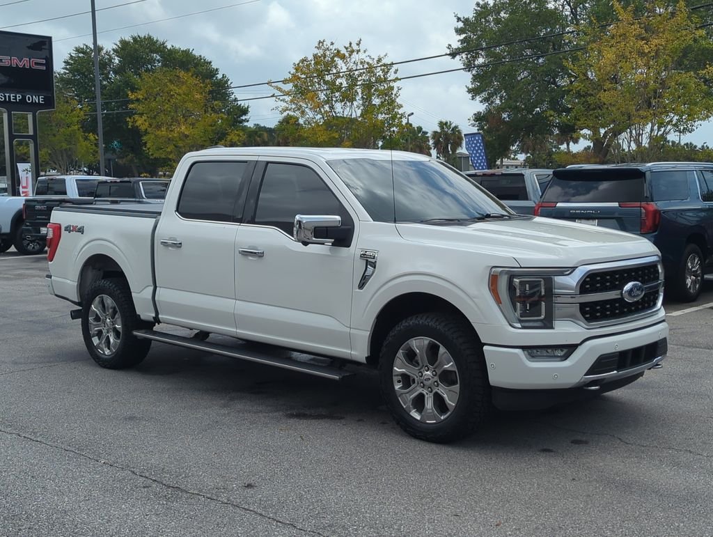 Used 2021 White Ford Platinum image 8
