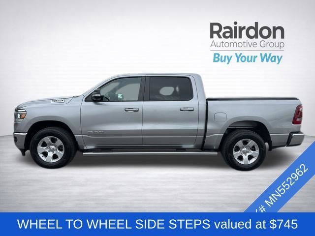 Used 2021 Billet Silver Metallic Clearcoat Ram Big Horn image 4