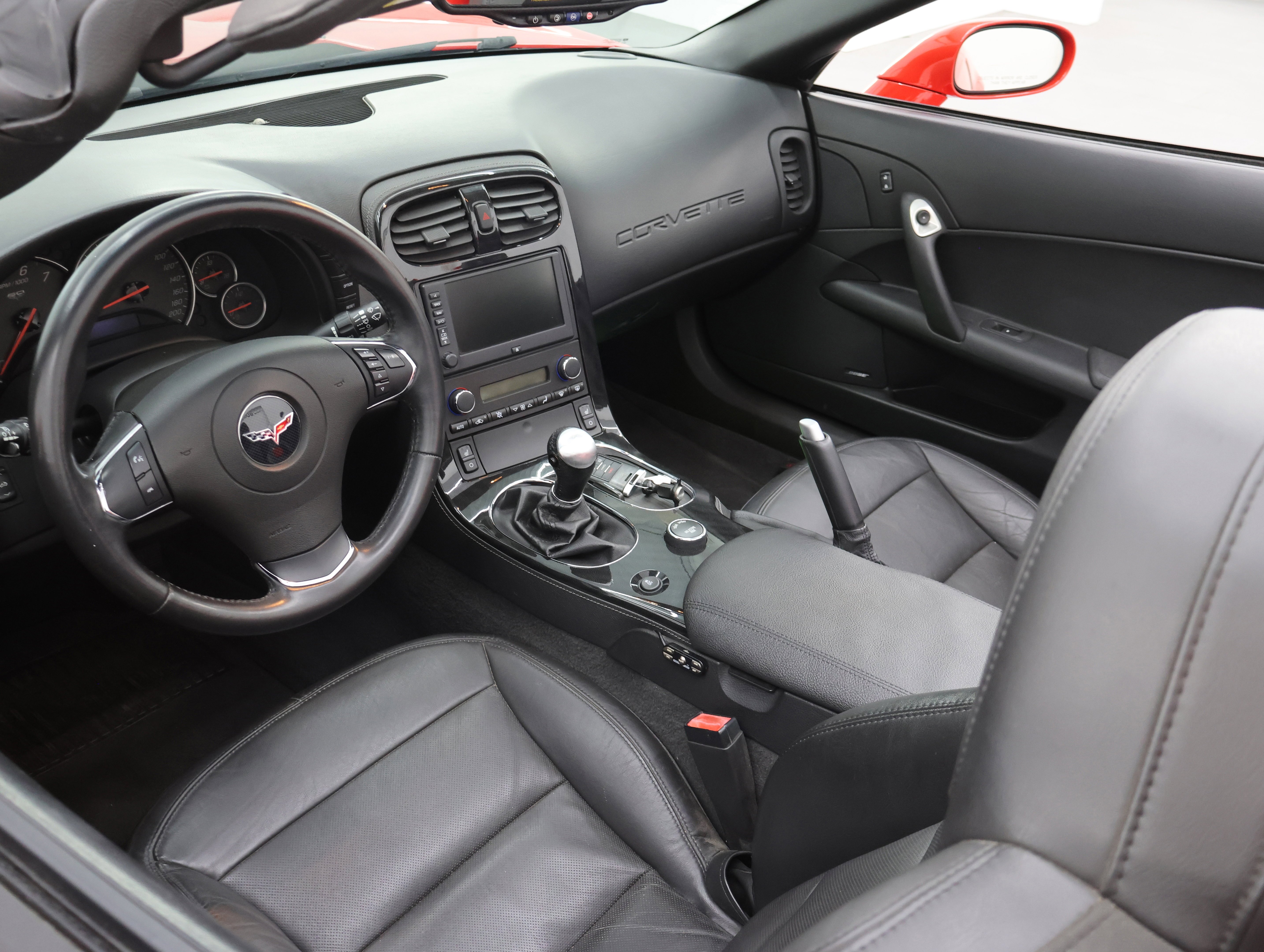 Used 2013 Torch Red Chevrolet 427 1SB: 427 1SB-6 SPEED STICK SHIFT-NAV-HEATED LEATHER-7.0L V8 image 55