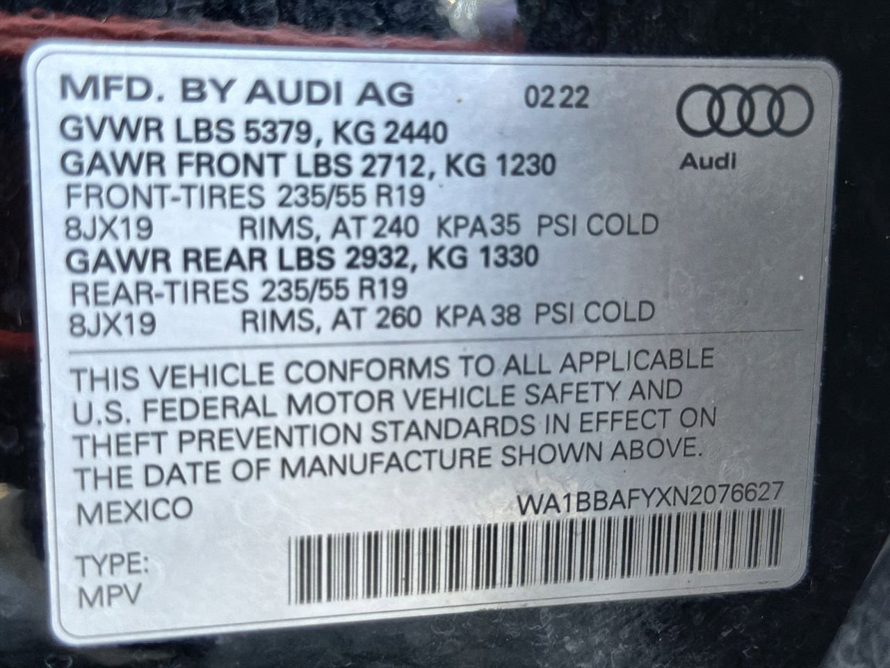 Used 2022 Black Audi Premium Plus 40 TFSI quattro S tronic image 29