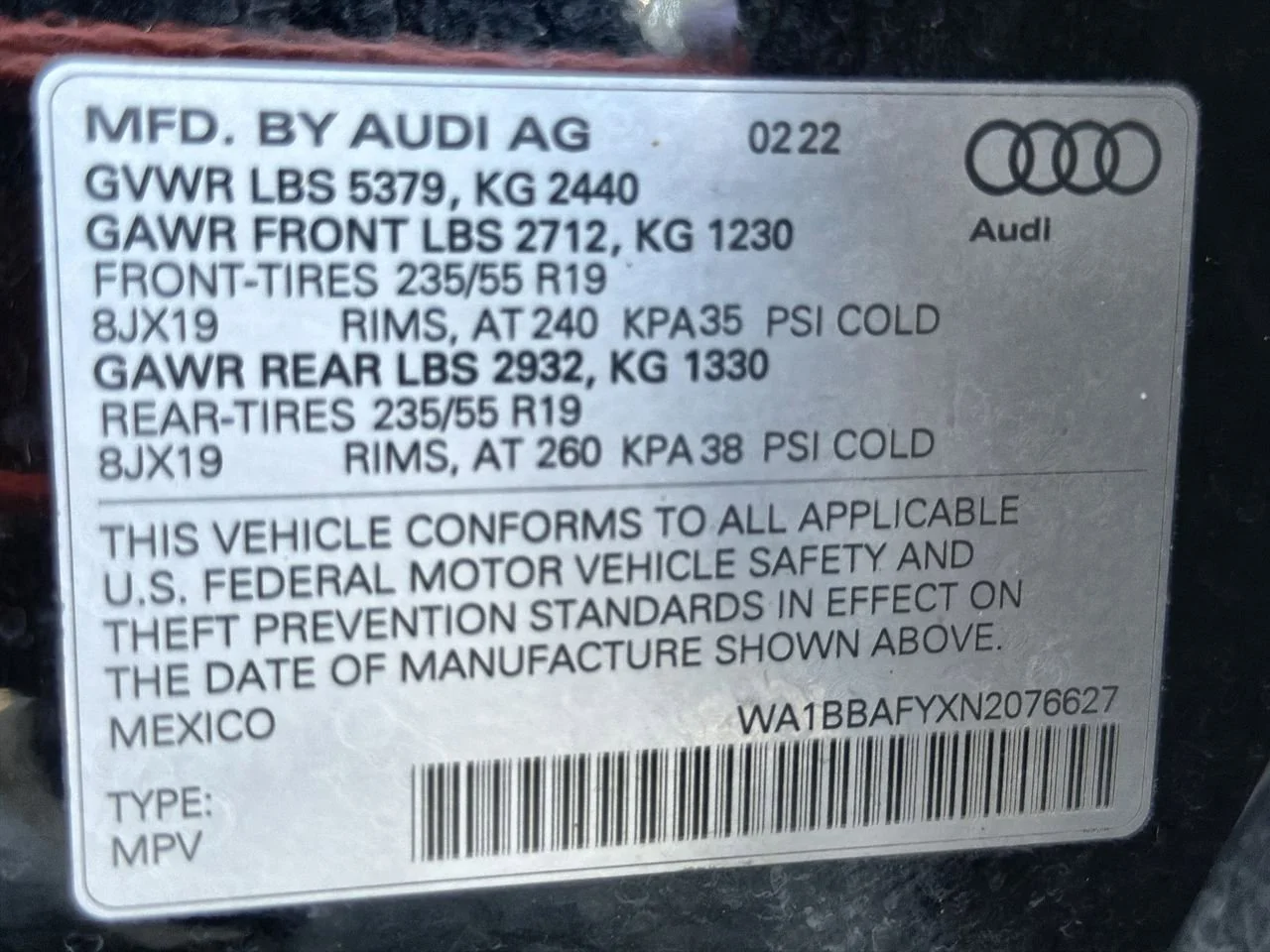 Used 2022 Black Audi Premium Plus 40 TFSI quattro S tronic image 29