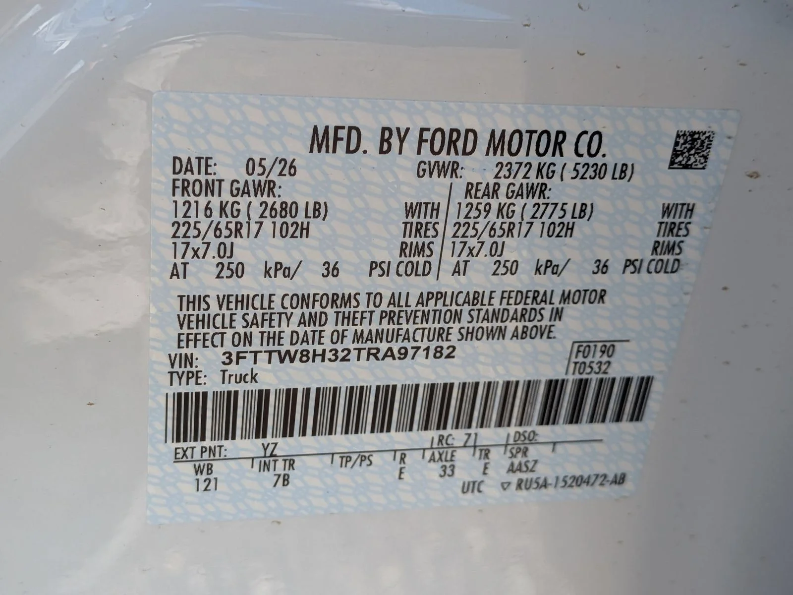 New 2026 Oxford White Ford XLT image 30
