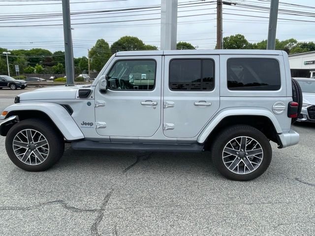 Used 2023 Silver Jeep Sahara 4xe image 8