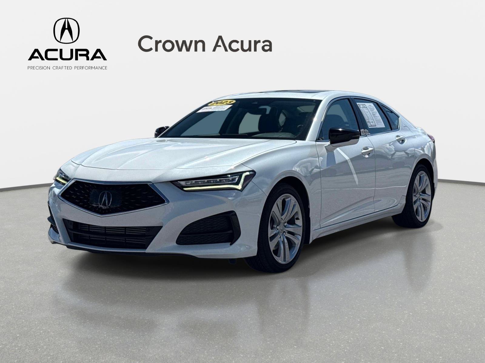 Used 2023 Platinum White Acura w/Technology Package image 1