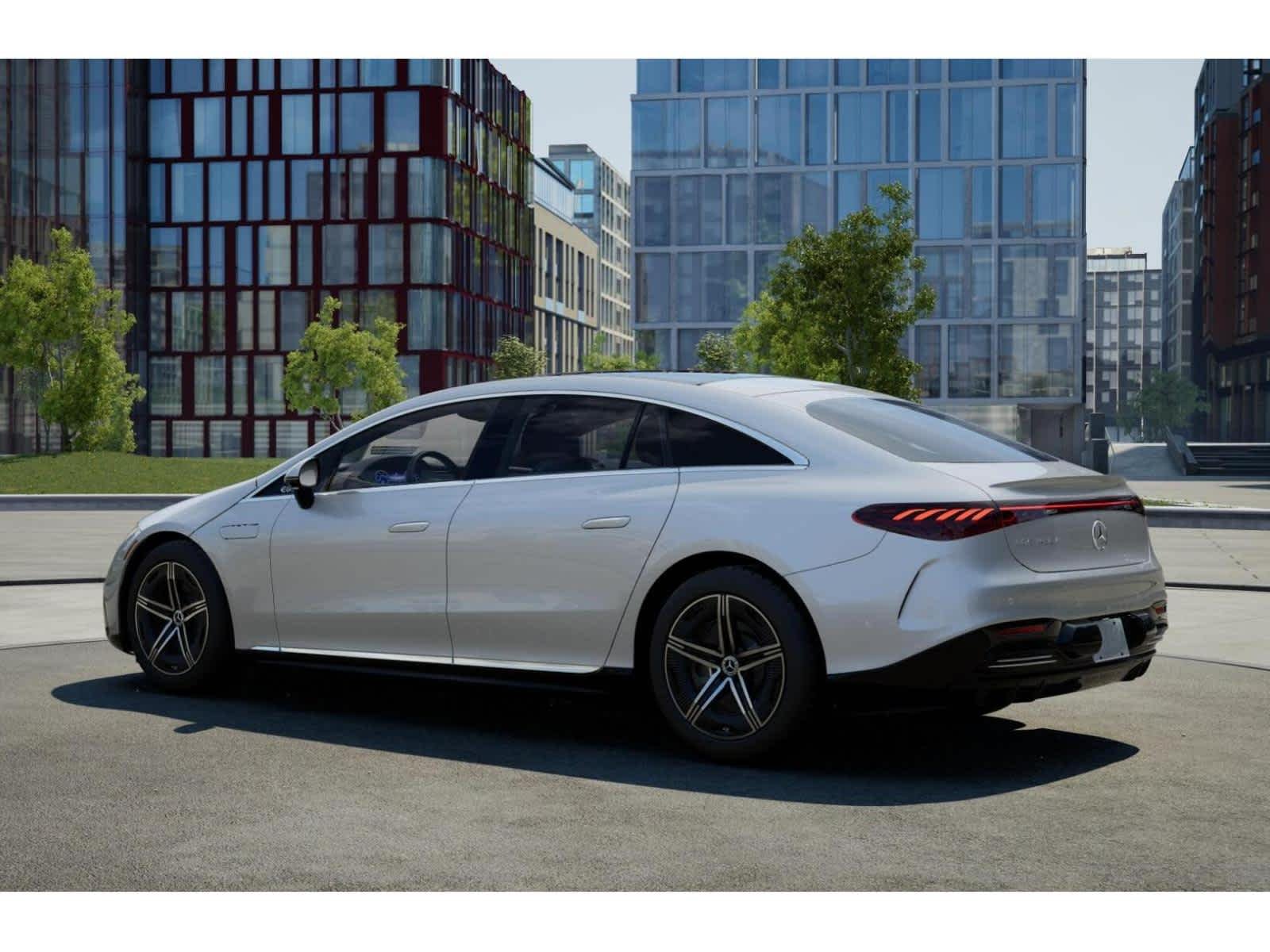 New 2026 MANUFAKTUR Moonlight White Metallic Mercedes-Benz EQS 450+ image 28