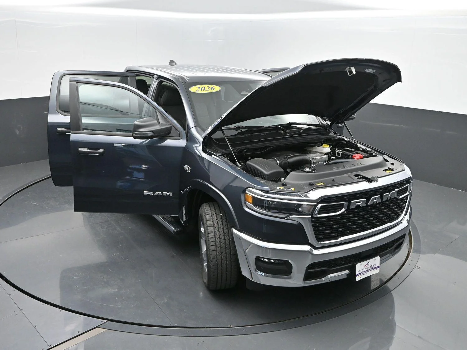 New 2026 Forged Blue Metallic Exterior Paint RAM Big Horn image 46