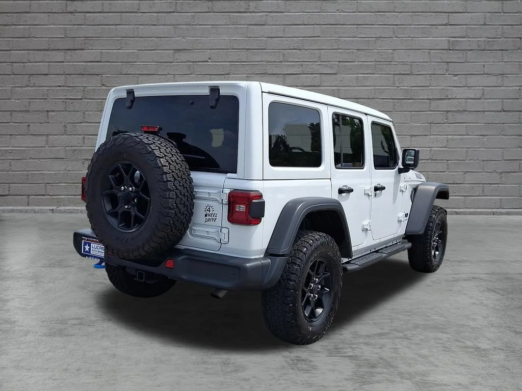 Used 2024 Bright White Clearcoat Jeep Willys image 11