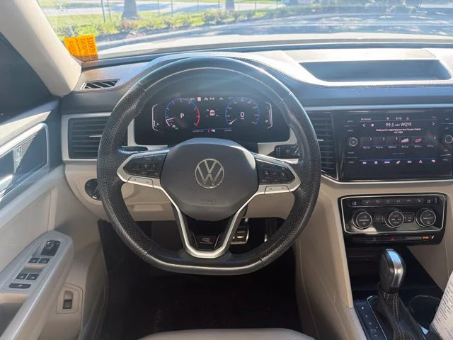 Used 2021 Pure White Volkswagen 3.6L V6 SEL R-Line image 7