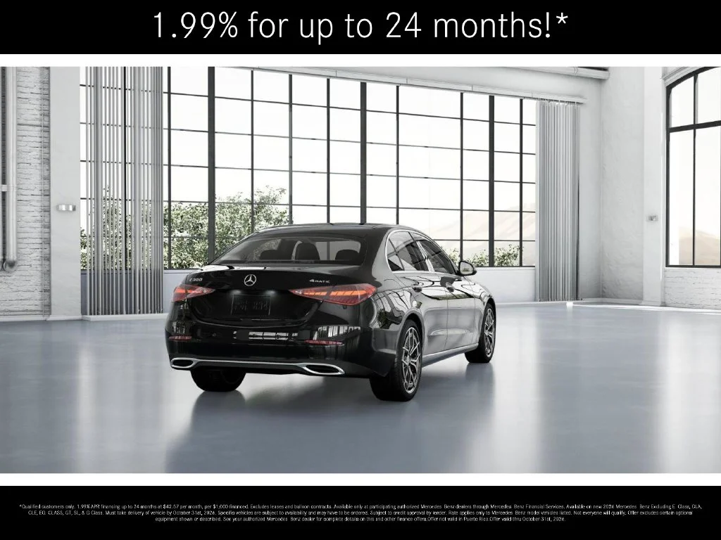 New 2026 Black Mercedes-Benz C 300 image 23