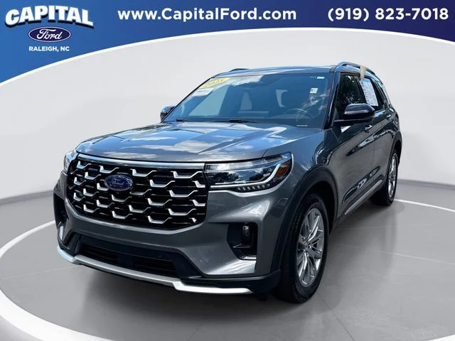 Used 2025 Gray Ford Platinum image 1