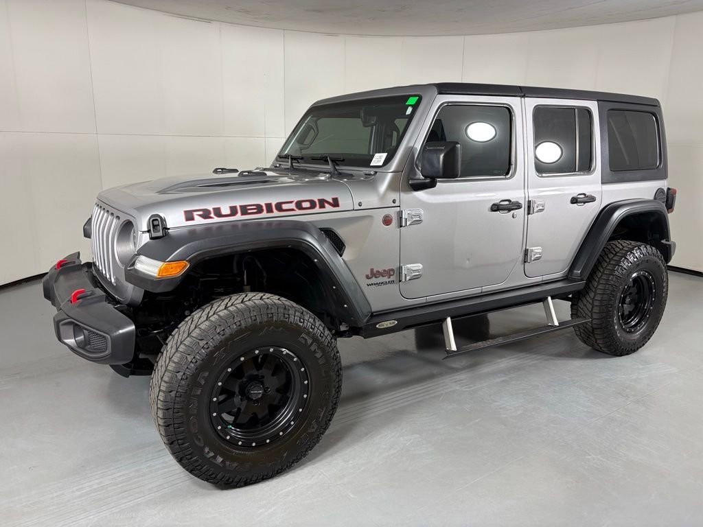 Used 2021 Silver Jeep Unlimited Rubicon image 4