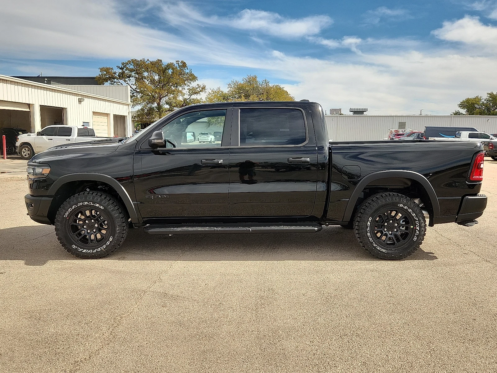 New 2027 Diamond Black Crystal Pearl-Coat  Paint Ram REBEL CREW CAB 4X4 5