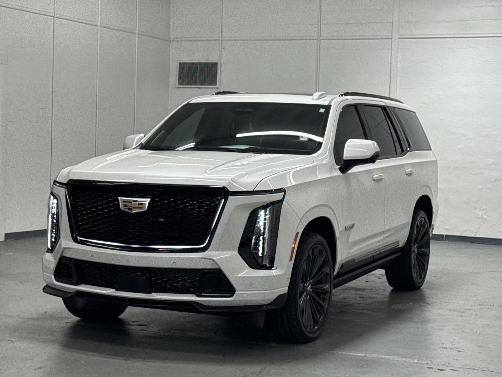 Certified Used 2025 Crystal White Tricoat Cadillac Escalade-V image 4