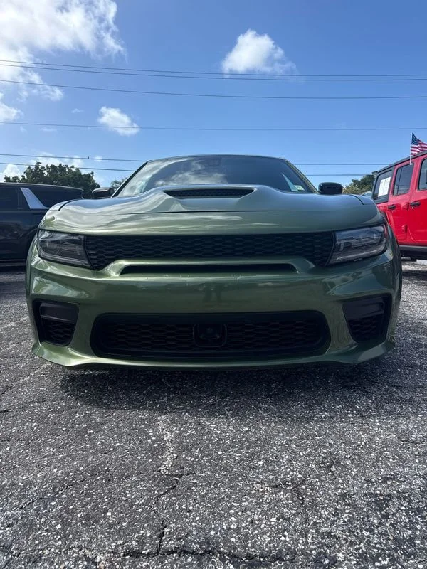 Used 2023 Green Dodge Scat Pack Widebody image 2