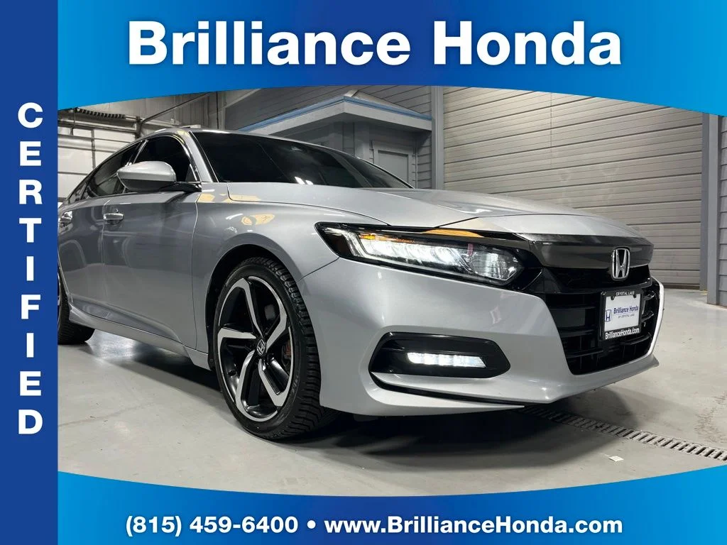 Certified Used 2018 Lunar Silver Metallic Honda Sport 2.0T image 1