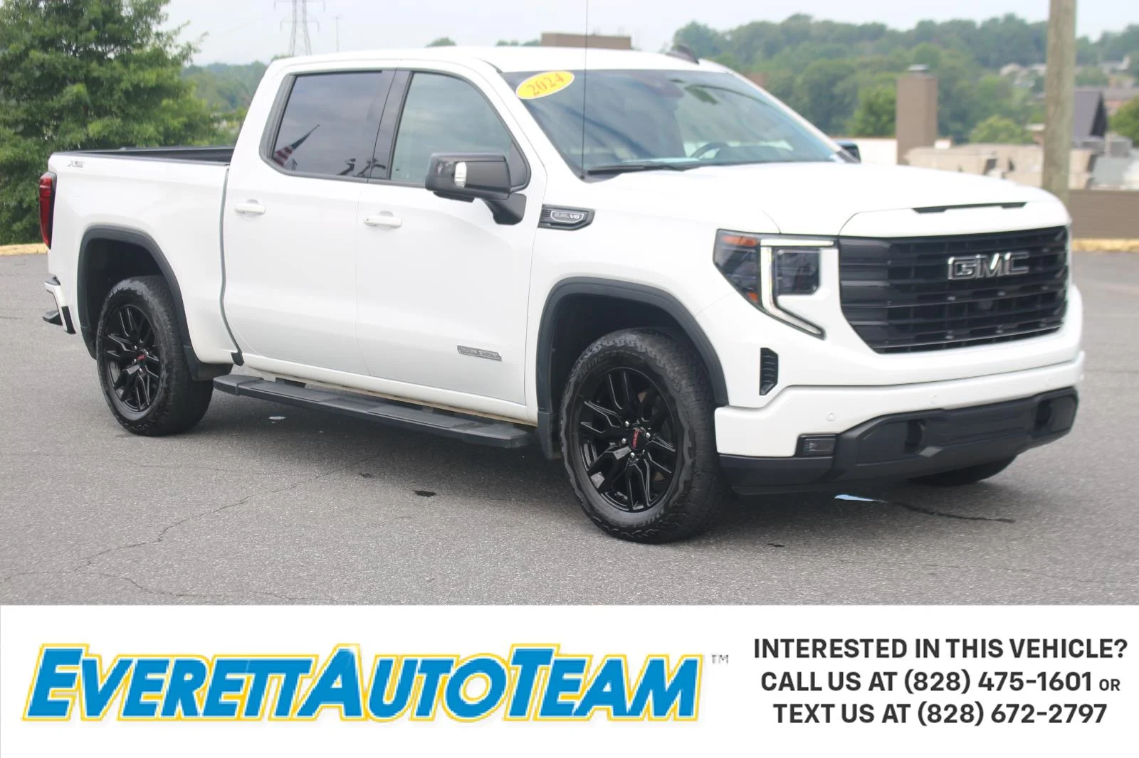 Used 2024 Summit White GMC Elevation image 1
