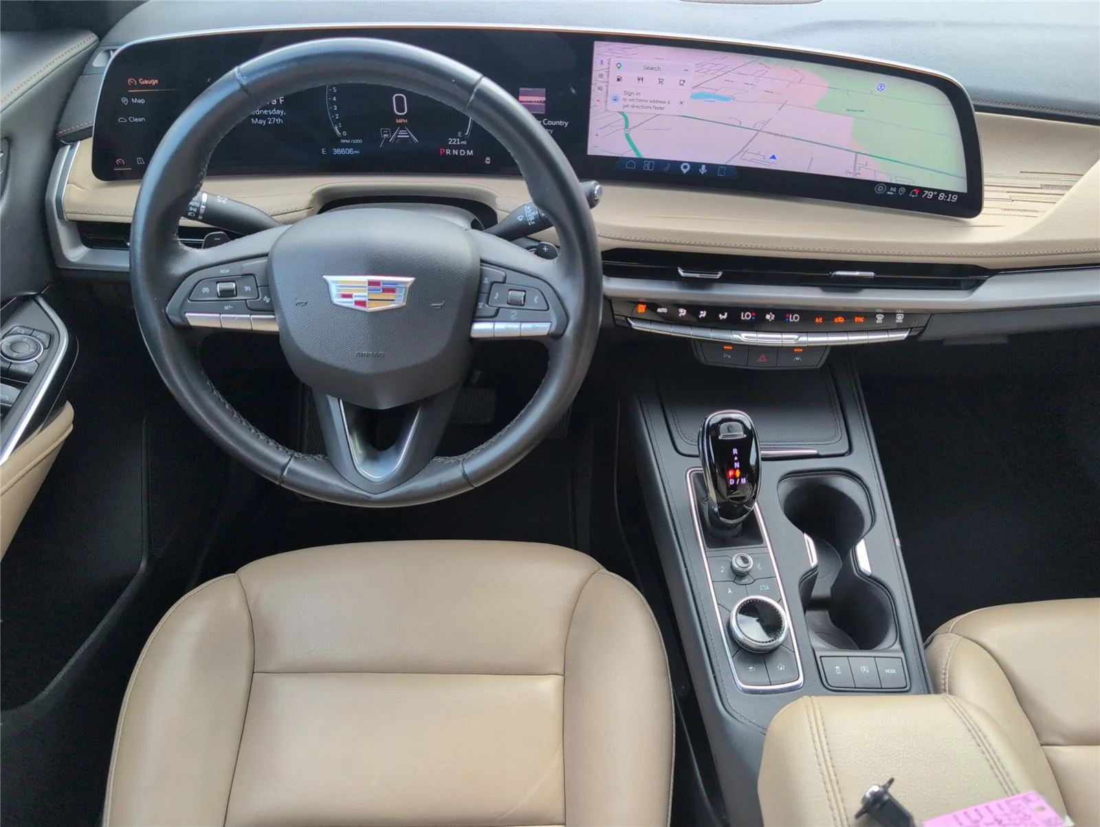 Used 2025 Stellar Black Metallic Cadillac FWD Premium Luxury image 28