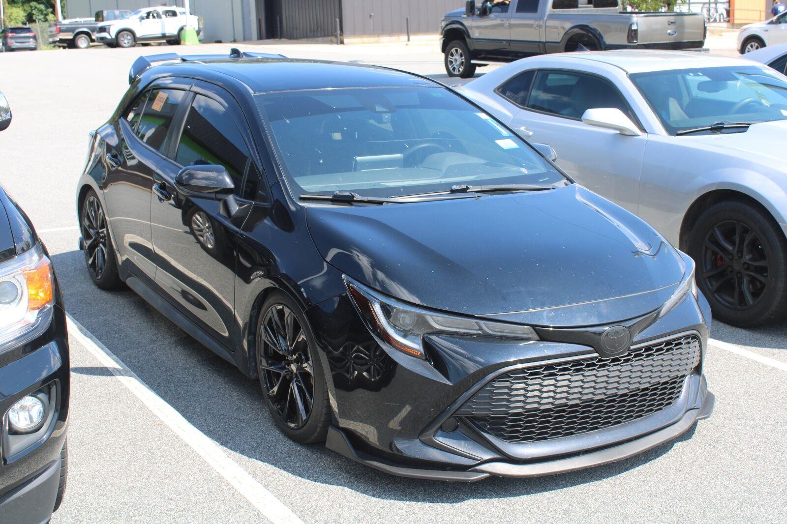 Used 2020 Midnight Black Metallic Toyota SE Nightshade Edition image 3