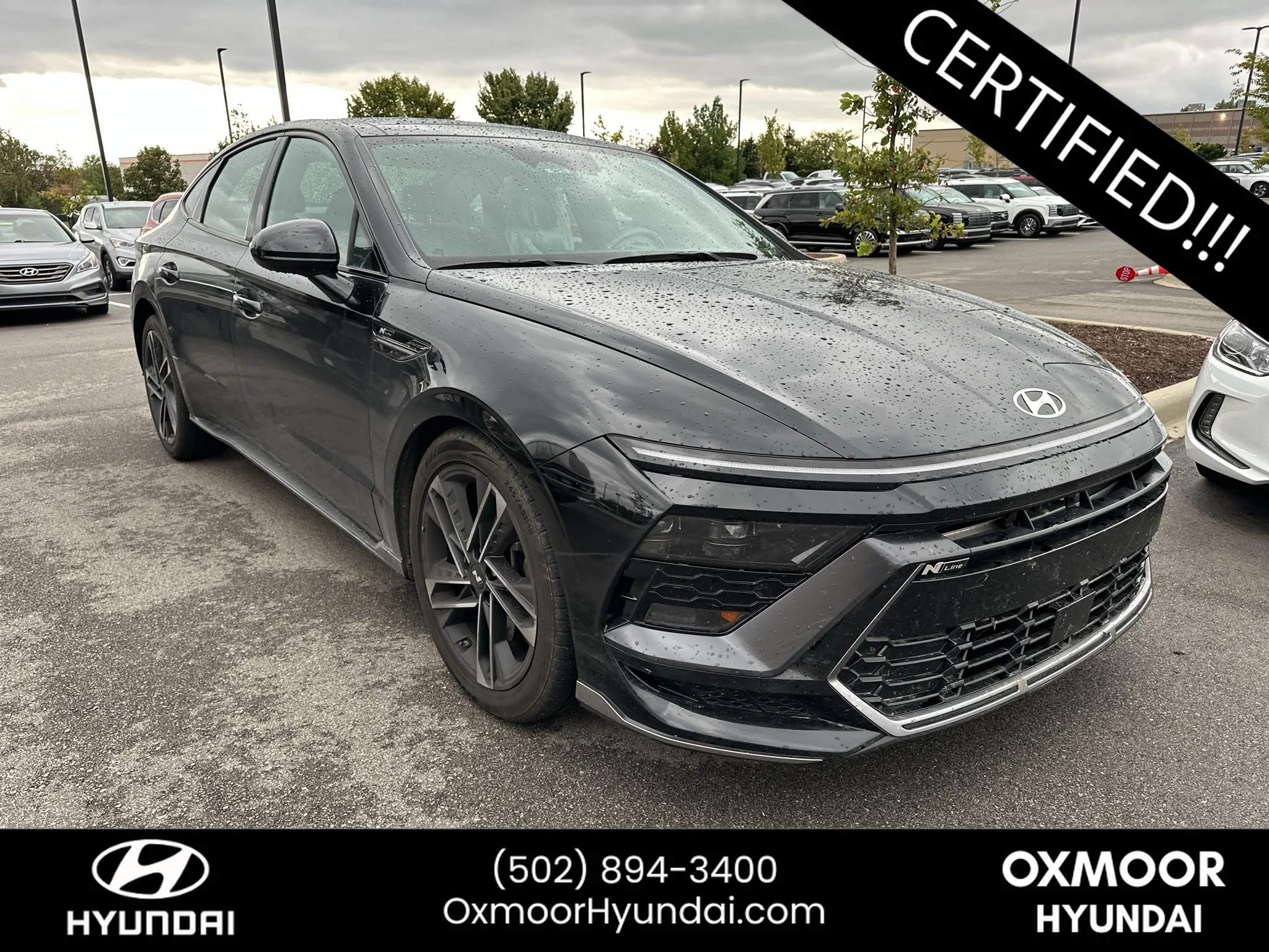 Certified Used 2024 Onyx Black Hyundai N Line image 1