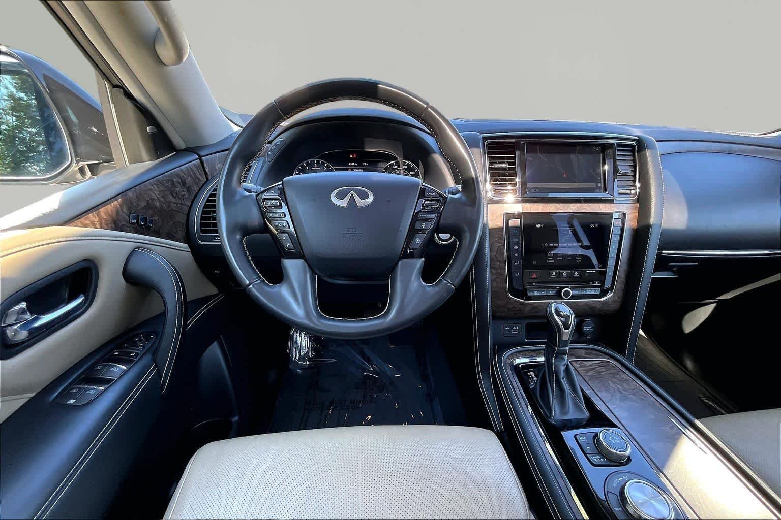 Used 2021 Moonstone White INFINITI PREMIUM SELECT image 6