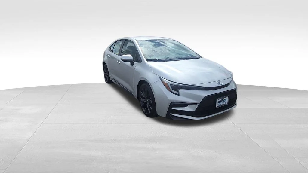 Used 2024 Silver Toyota SE image 2