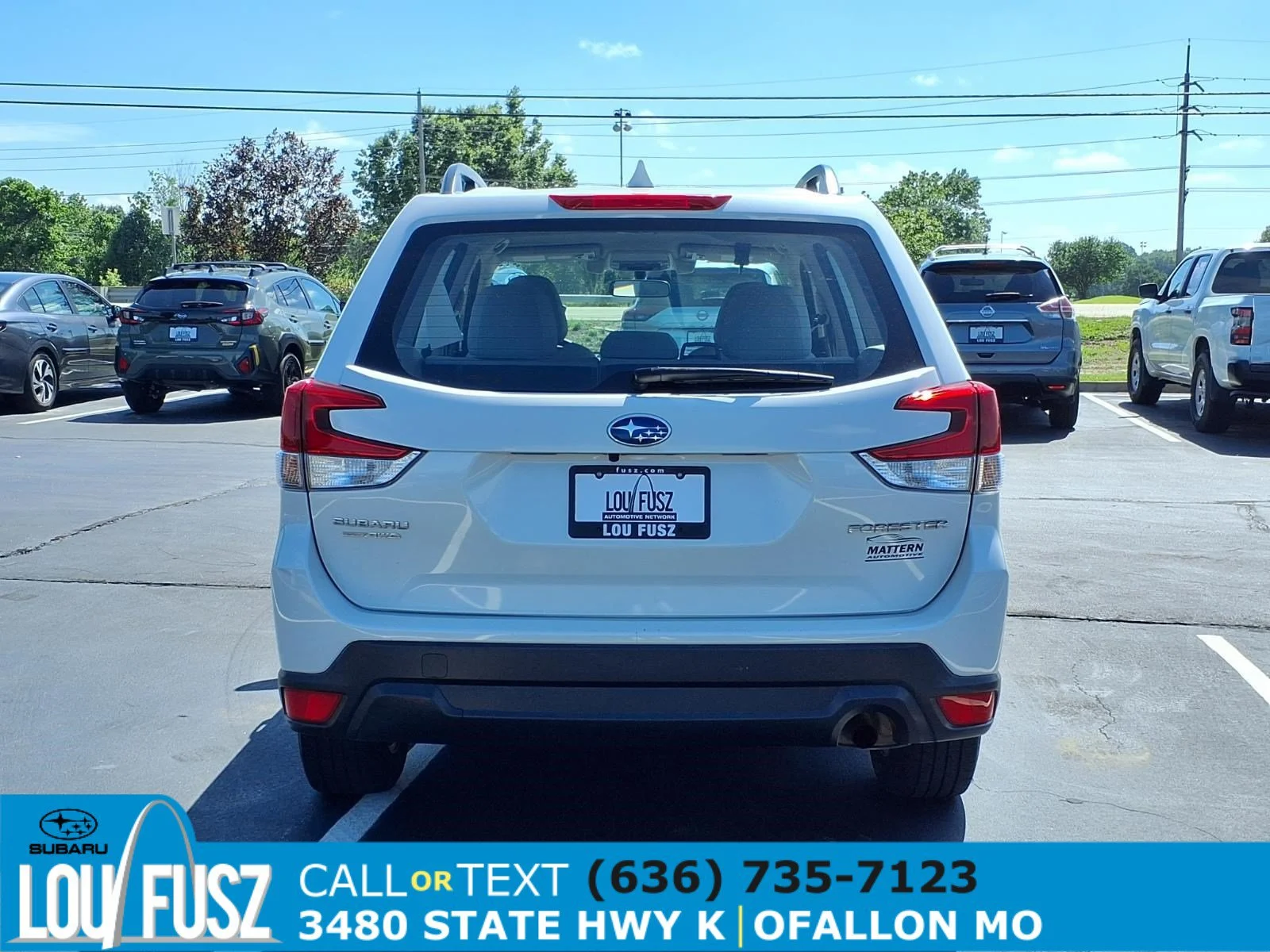 Used 2020 Crystal White Pearl Subaru Base image 26