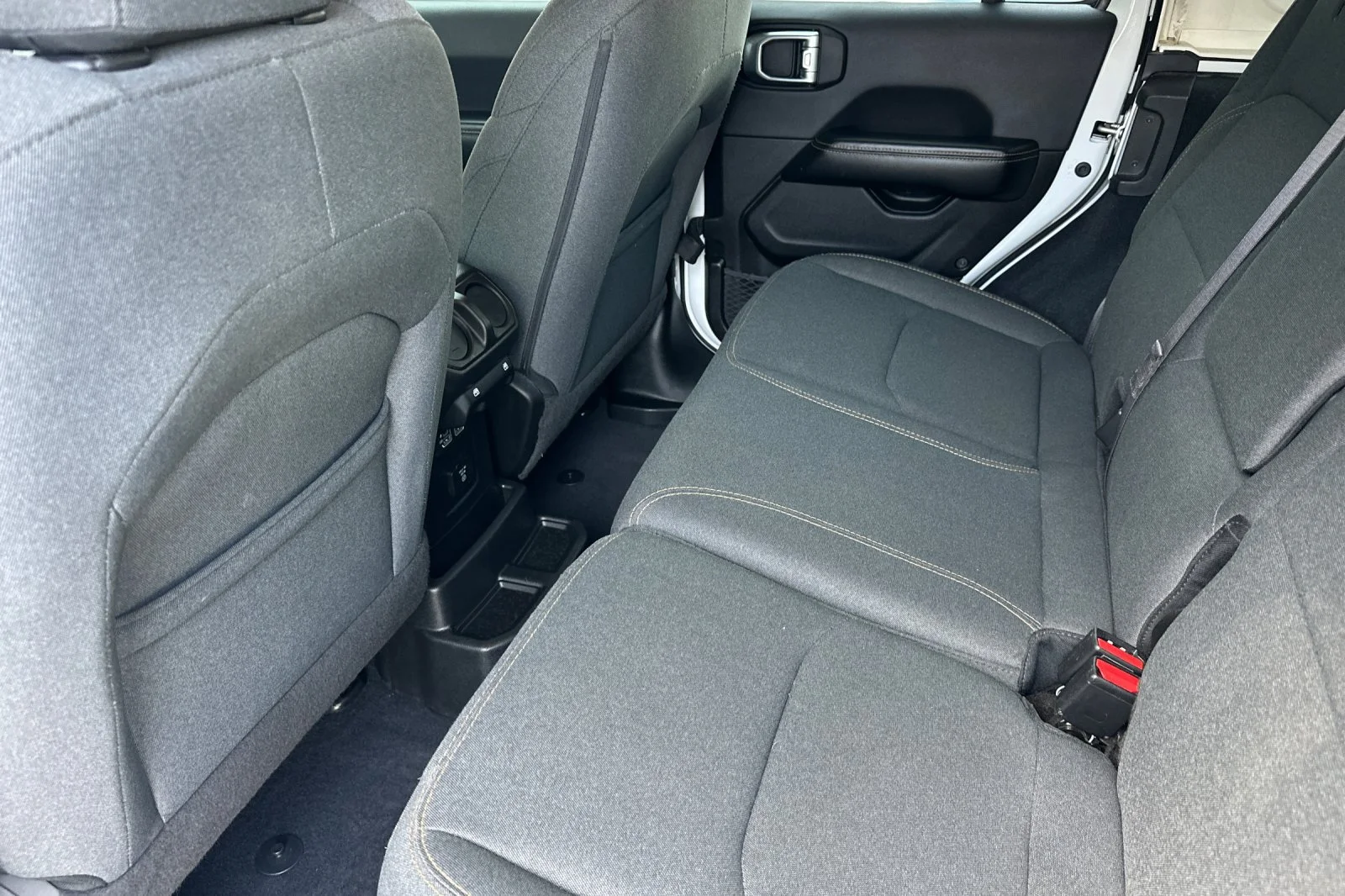 Used 2024 Bright White Clearcoat Jeep Sahara 4xe image 13