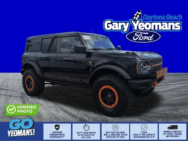 Used 2025 Black Ford Badlands image 1