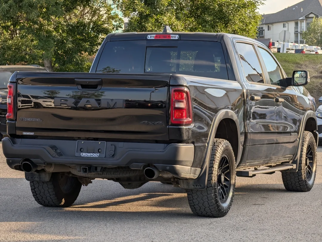 Used 2025 Black RAM Rebel - - Hurricane Twin Turbo - 4x4 - Crew Cab - Trailer Brake Ctrl & More! image 8