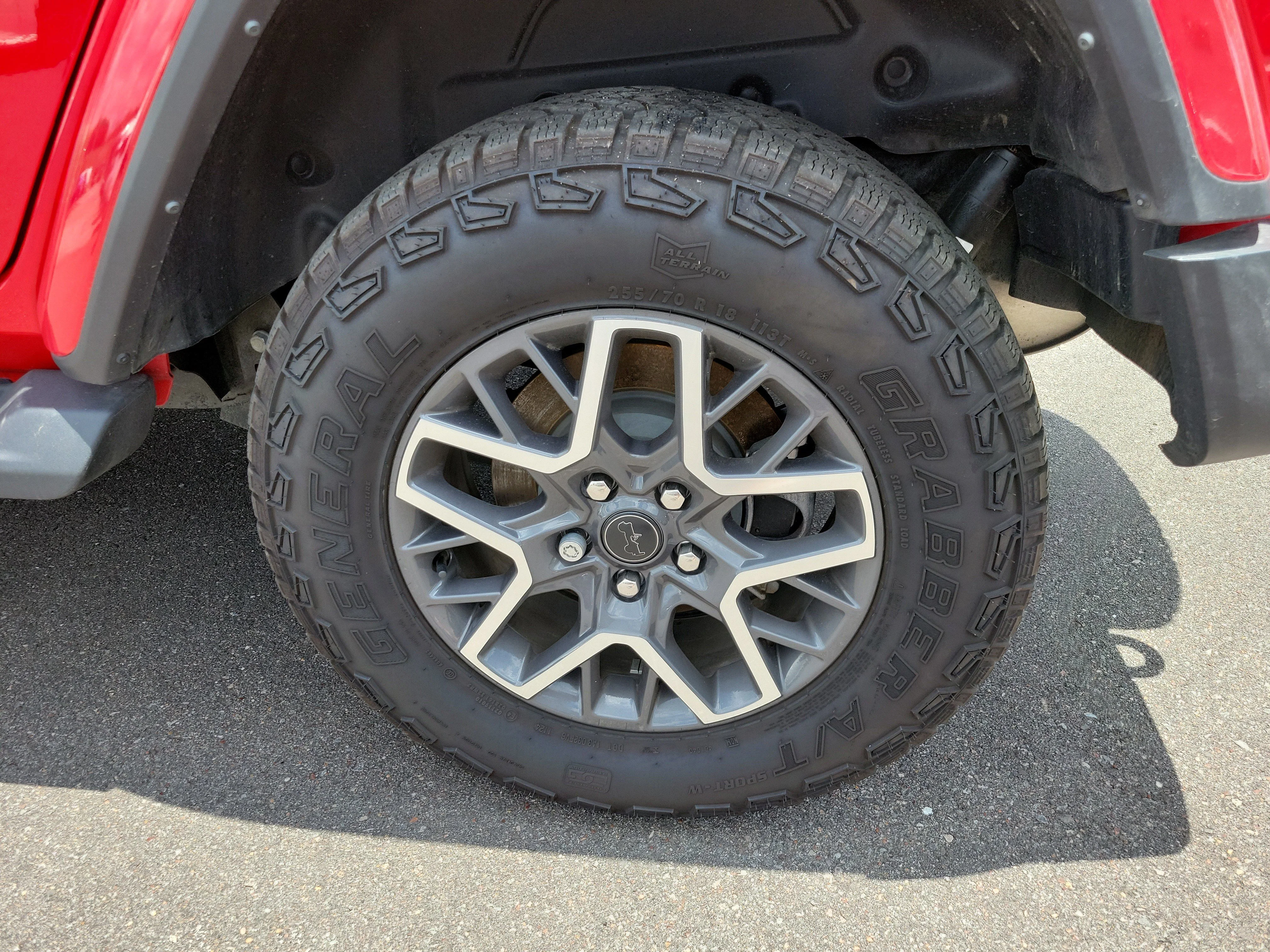 Used 2024 Firecracker Red Clearcoat Jeep Sahara image 26