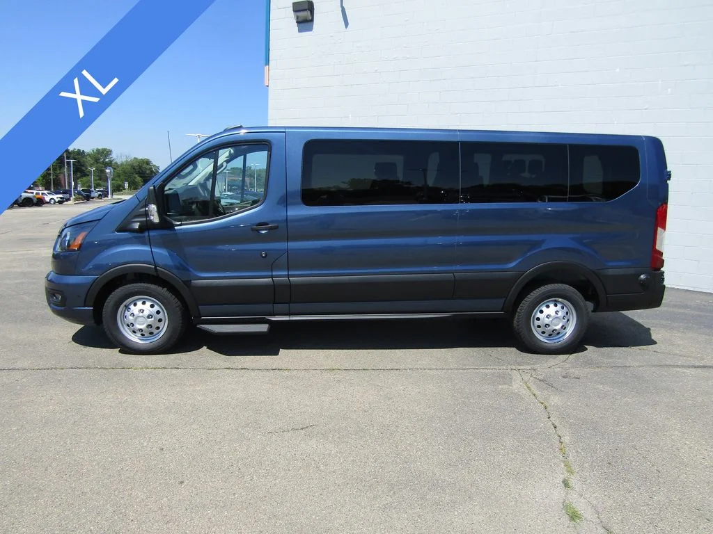 New 2026 Blue Metallic Ford Passenger Van XL image 2