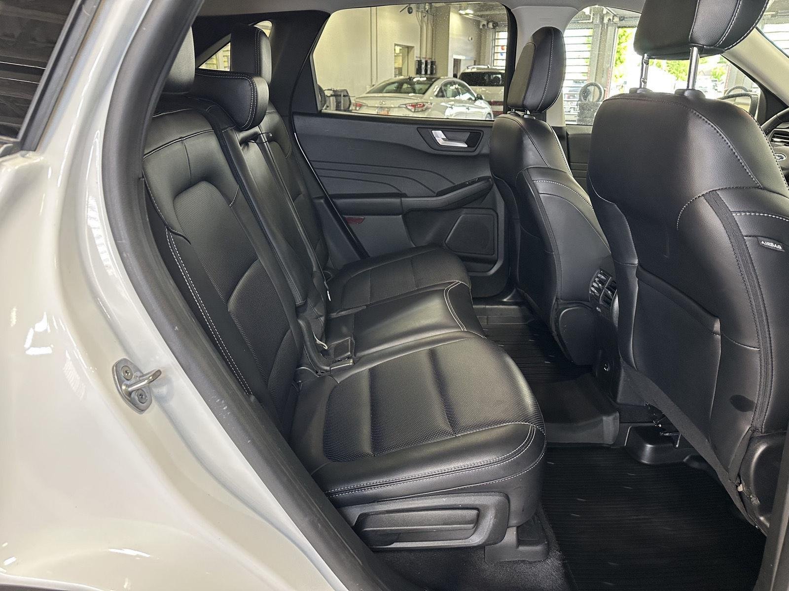 Used 2021 Star White Metallic Tri-Coat Ford Titanium Hybrid image 20