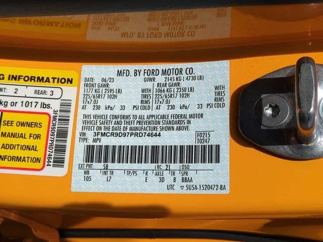 Used 2023 Orange Ford Badlands image 35