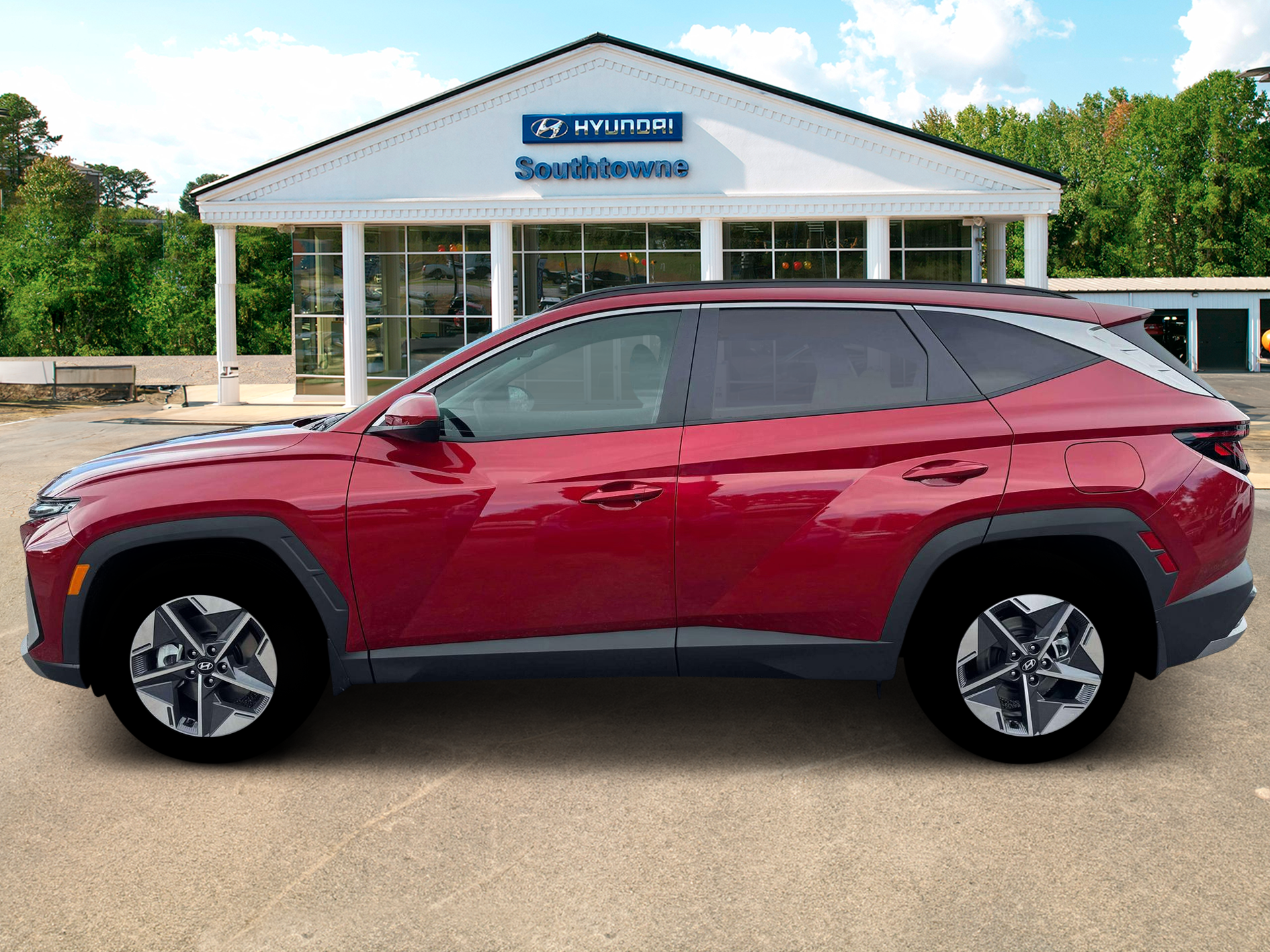 New 2026 Red Hyundai SEL FWD image 3