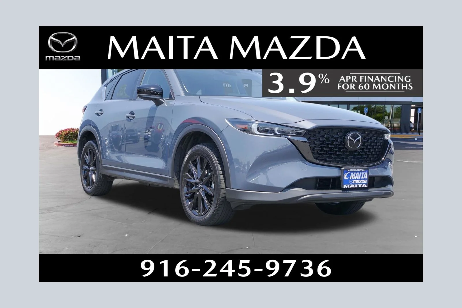 Certified Used 2025 Polymetal Gray Metallic Mazda 2.5 S Carbon Edition image 1