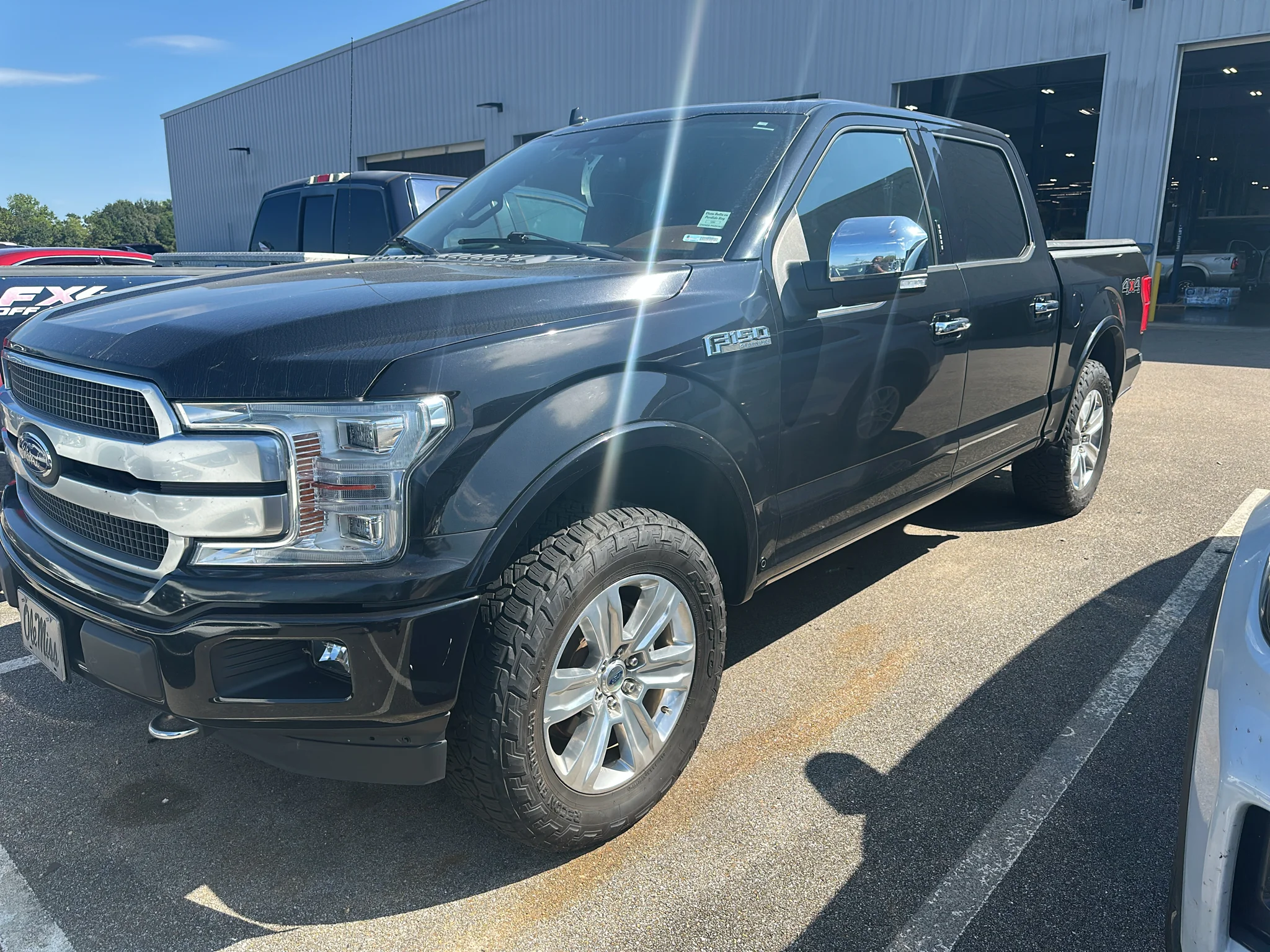 Used 2019 Agate Black Metallic Ford Platinum image 3
