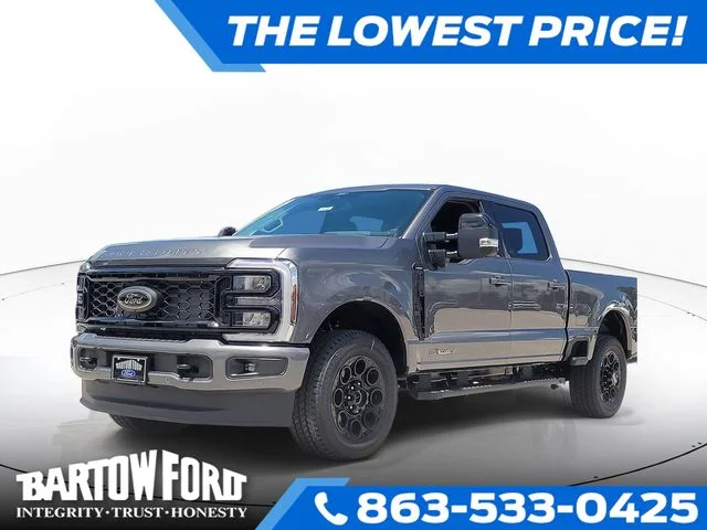 New 2026 Gray Metallic Ford Lariat image 1