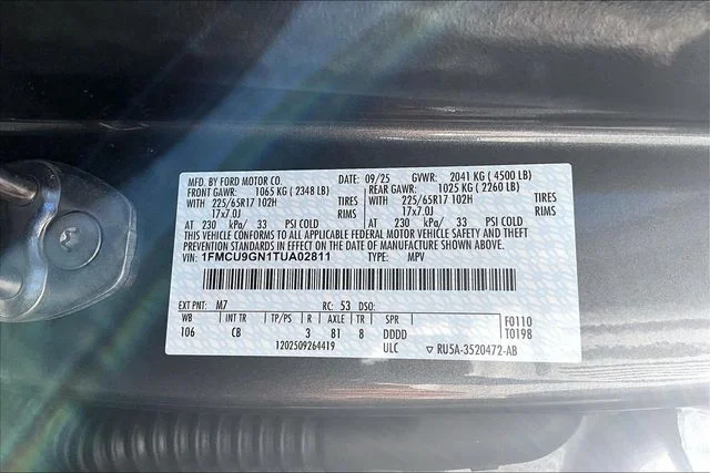 New 2026 Carbonized Gray Metallic Ford Active® image 8