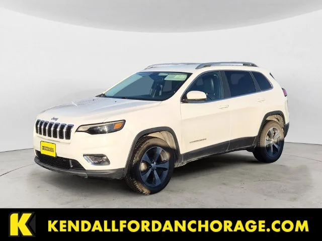 Used 2020 Bright White Clearcoat Jeep Limited image 1
