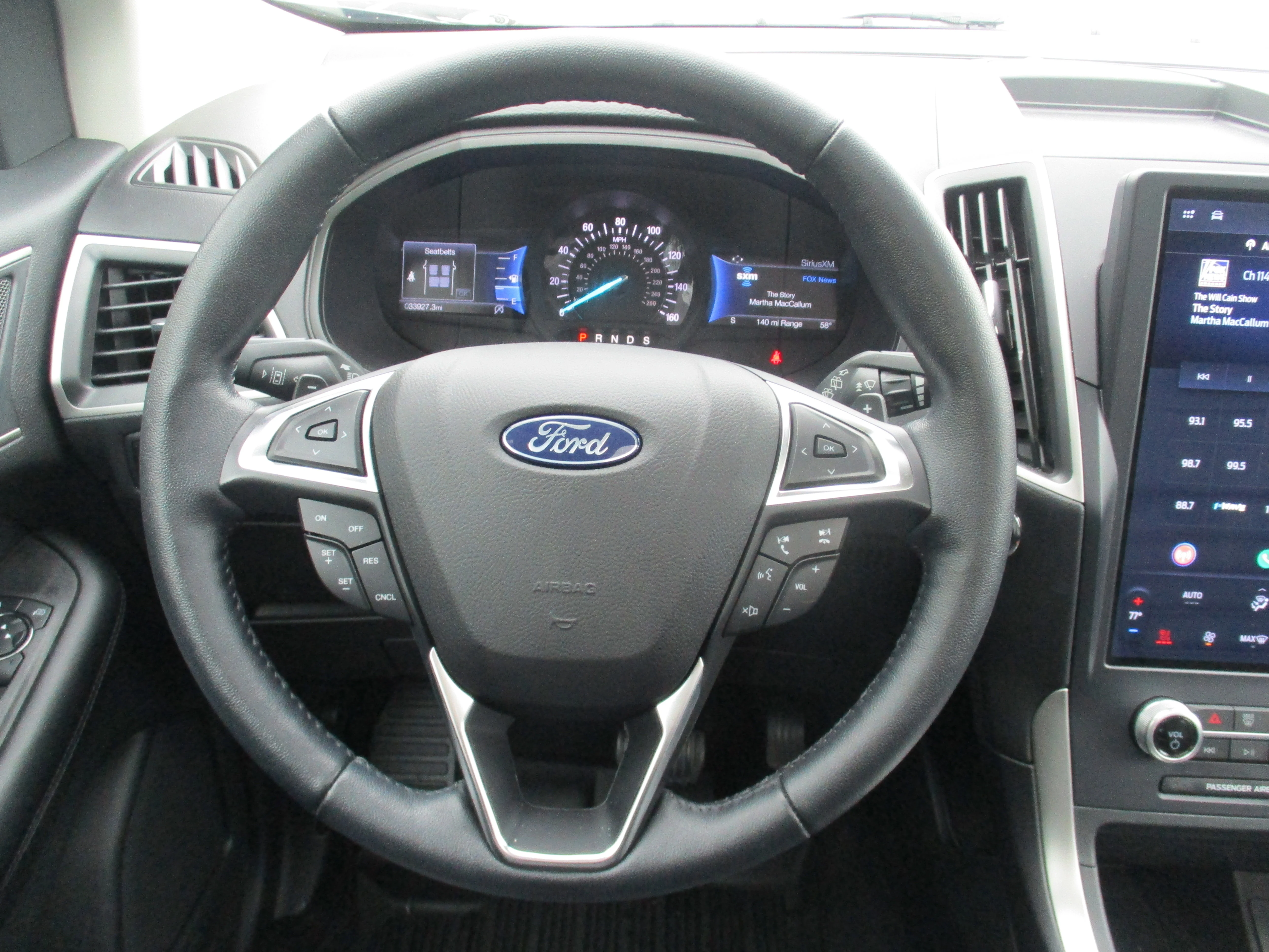 Used 2023 Agate Black Metallic Ford SEL image 8