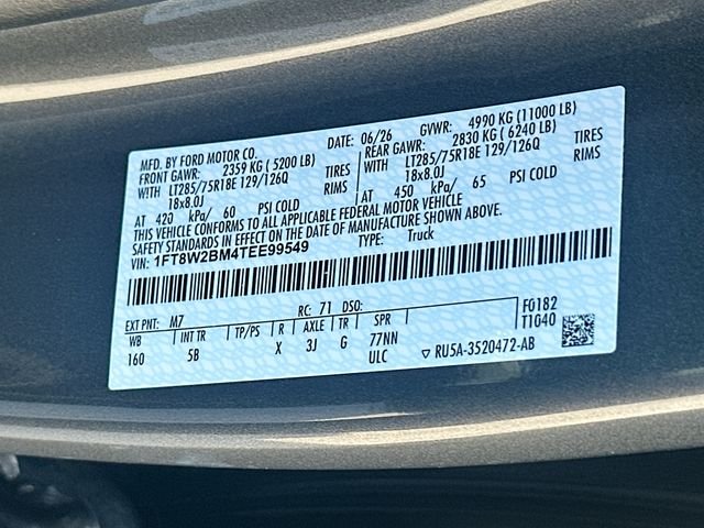 New 2026 Carbonized Gray Metallic Ford Lariat image 34